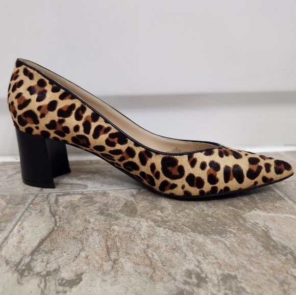Marc Fisher Mana 6 Leopard Print Block Heel Pumps, Size: 9 - Picture 5 of 11